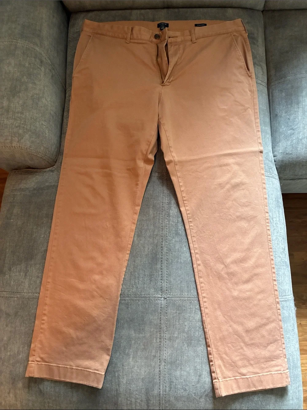 J Crew Men's Slim Chino Pants in Light Brown - Casual Everyday Staple